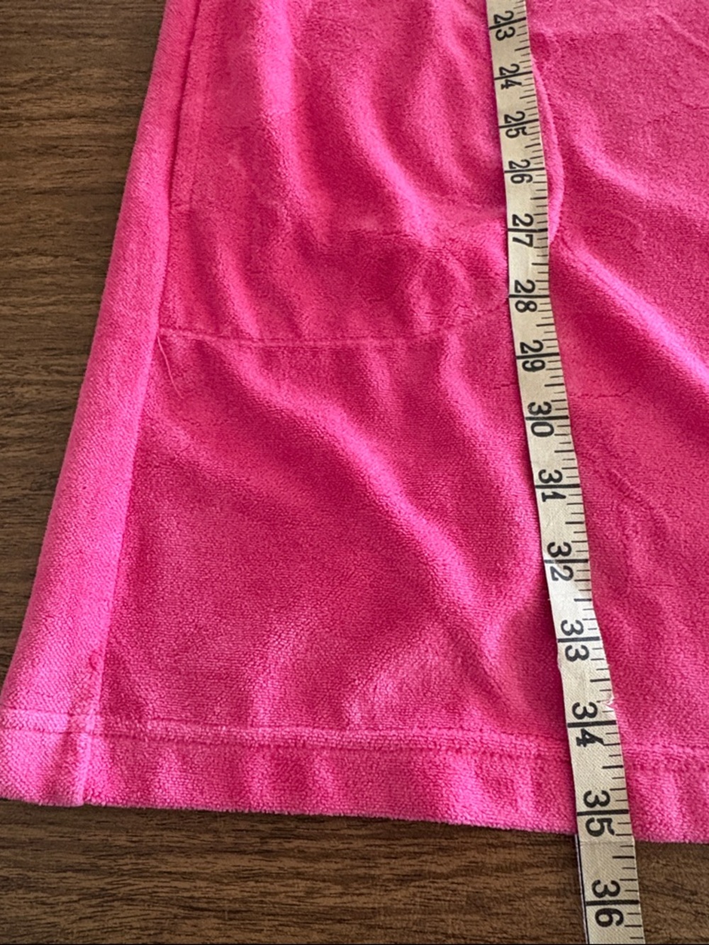 Jasmine Rose Terrycloth CoverUp Size S/P Hot Pink Flamingo - Picture 9 of 10